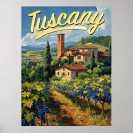  Toscane Reizen Poster