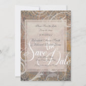  Toscane sparen de Foto van de Datum Save The Date (Achterkant)