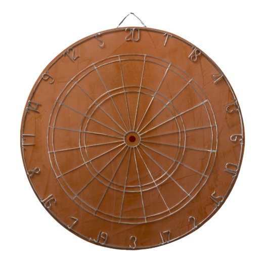 Toscane Tangerine Faux Afwerking Dartbord (Voorkant)