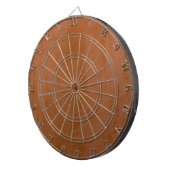 Toscane Tangerine Faux Afwerking Dartbord (Voorkant Rechts)