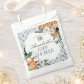 Toscane Tegel Citrus Grieks Baby shower Dessert Bedankzakje (Geknipt)