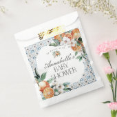 Toscane Tegel Citrus Grieks Baby shower Dessert Bedankzakje (Gezegeld)