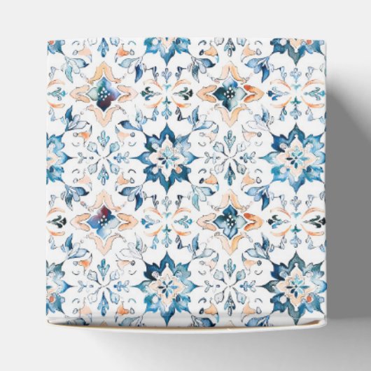 Toscane Tegel Italiaans Baby shower Dessert Favors Bedankdoosjes (Bovenkant)