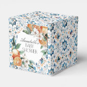 Toscane Tegel Italiaans Baby shower Dessert Favors Bedankdoosjes (Achterkant)