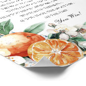 Toscane Tegel Italiaans Dont Say Baby shower Game Poster (Hoek)