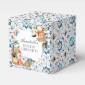 Toscane Tegel Italiaans verjaardagsfeest Dessert F Bedankdoosjes (Voorkant Zijde)