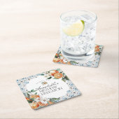 Toscane Tegel Italiaans verjaardagsfeestje Tafelde Kartonnen Onderzetters (Insitu)