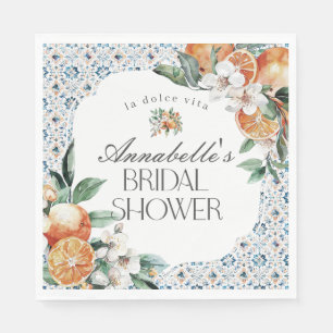 Toscane Tegel Italiaans Vrijgezellenfeest Tafeldec Servet