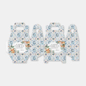 Toscane tegel Italiaanse Toscaanse kust Bedankdoosjes (Uitgevouwen)