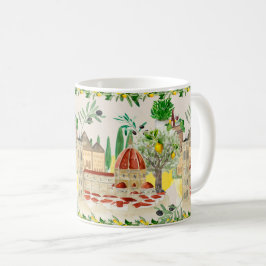 Toscane, Toscane, Italië, olijven, citroenen, Koffiemok