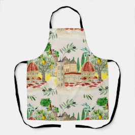 Toscane, Toscane, Italië, olijven, citroenen, Schort