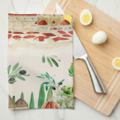 Toscane, Toscane, Italië, olijven, citroenen, Theedoek (Quarter Fold)