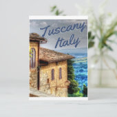Toscane Travel Italië Save The Date (Staand voorkant)