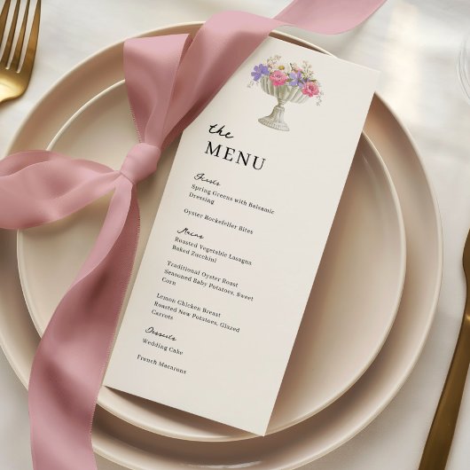Toscane Tuinurn Huwelijk Trouwdiner Menu