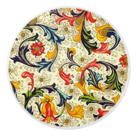 Toscane Vines Ceramic Knob. Keramische Knop