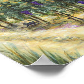 Toscane Vineyard en Villa Poster (Hoek)