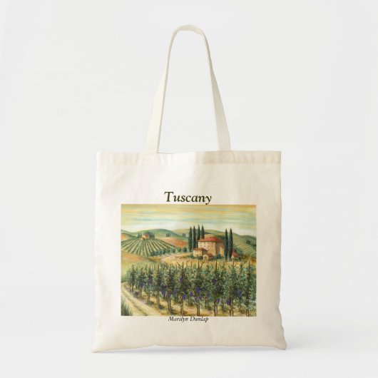 Toscane Vineyard en Villa Tote Bag (Voorkant)