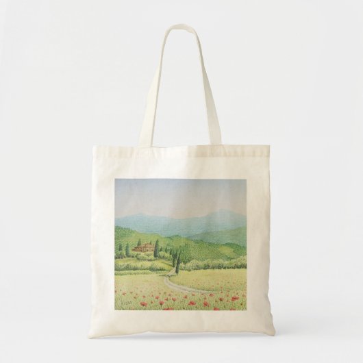 Toscane Vineyards, Italië, Canvas tas Pastel (Voorkant)