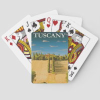Toscane Vintage Travel Poster