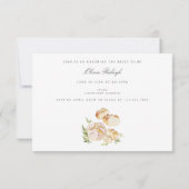 Toscane Watercolor Bachelorette Party Uitnodiging (Achterkant)