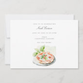 Toscane Waterverf Bachelor Party Invitation Kaart (Achterkant)