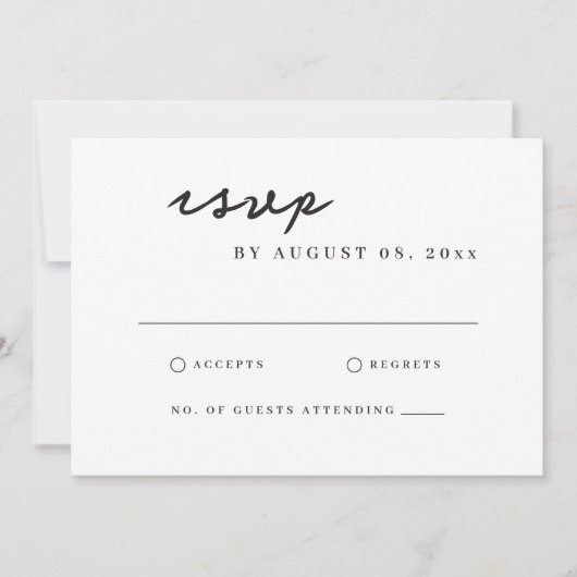 Toscane Waterverf Italiaans Villa Huwelijk RSVP Kaart (Voorkant)