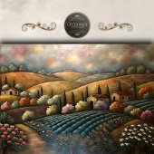 Toscane Wijngaard Heuvels Decoupage Tissuepapier
