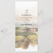 Toscane Wijnhuwelijk Programma | Italiaans (Voorkant)