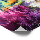 Toscane Winery Waterverf Kunst Poster (Hoek)