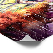 Toscane Winery Waterverf Kunst Poster (Hoek)