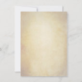 Toscane Winery Wedding Rehearsal Dinner Invitation Kaart (Achterkant)