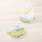 Toscane Zandsteen Onderzetter (Zijkant)