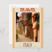 Toscany Italië Abstract en kleurrijk reizen Briefkaart (Voorkant / Achterkant)