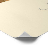 Toscany Italië Abstract en kleurrijk reizen Poster (Hoek)