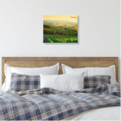 Toscany Italië Italiaanse wijnwerf foto Canvas Afdruk (Insitu (Slaapkamer))