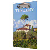 Toscany Italië Poster Klembord (Links)