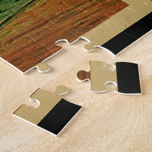 Toscany Italy Vintage Travel Legpuzzel (Zijkant)