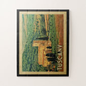 Toscany Italy Vintage Travel Legpuzzel (Verticaal)