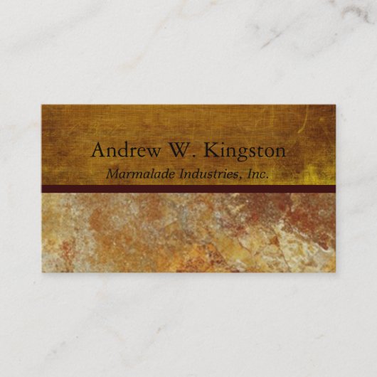 Toscany Stone Business Executive Visitekaartje (Voorkant)