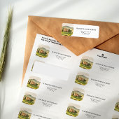 Toscany Thleed Return Address Labels