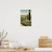Toscany Travel Poster (Keuken)