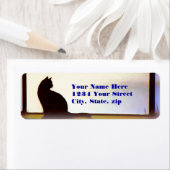 Tosca's Winter Window adreslabel Etiket (Insitu)