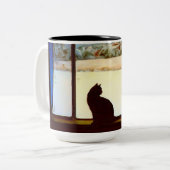 Tosca's Winter Window mok (Voorkant links)