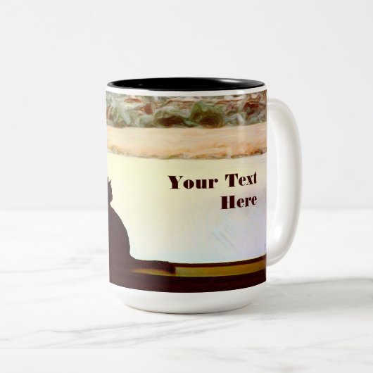 Tosca's Winter Window mok (Voorkant rechts)