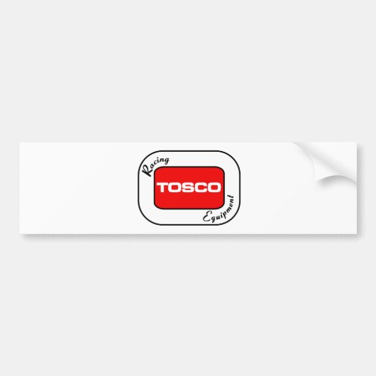 TOSCO-raceapparatuur Bumpersticker (Voorkant)