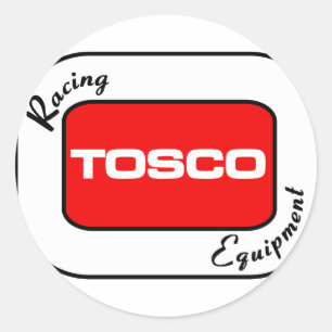 TOSCO-raceapparatuur Ronde Sticker
