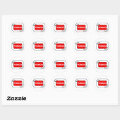 TOSCO-raceapparatuur Ronde Sticker (Vel)
