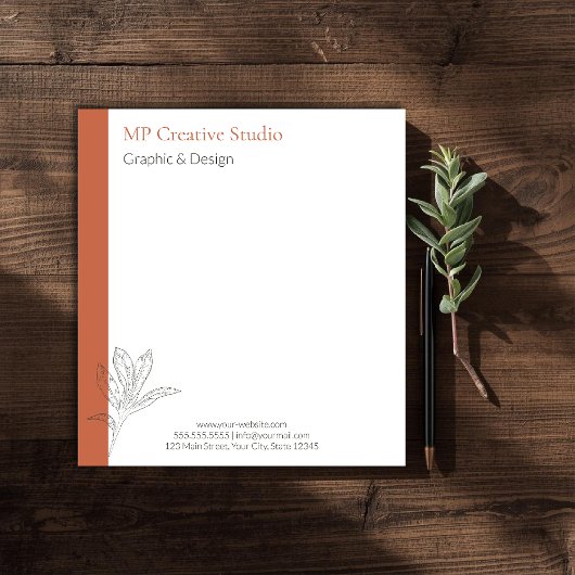 Toskana Rustic Elegance Notitieblok