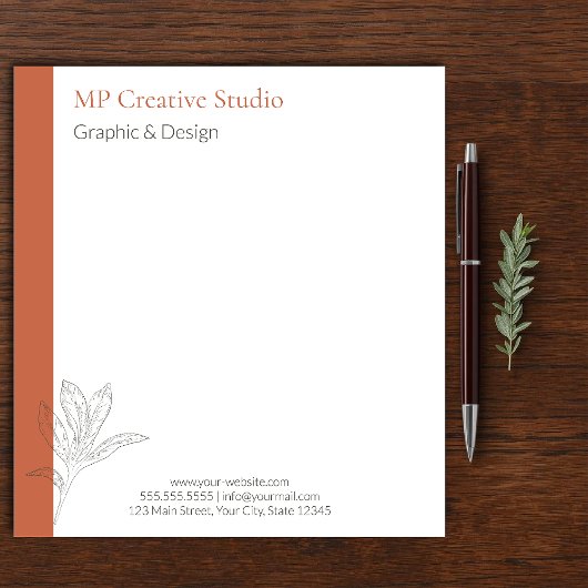 Toskana Rustic Elegance Notitieblok