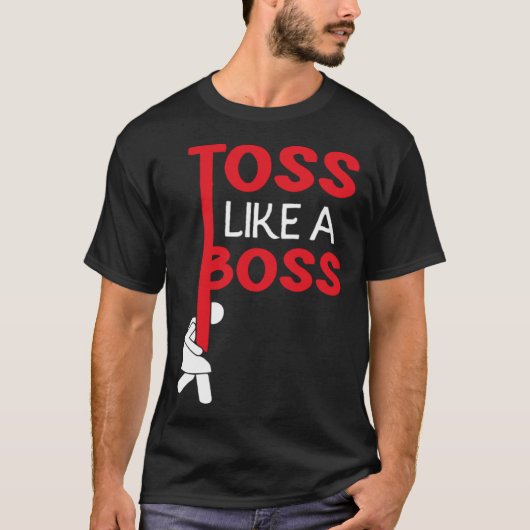 Toss Like A Caber Boss Event Sport Caber Toss T-shirt (Voorkant)